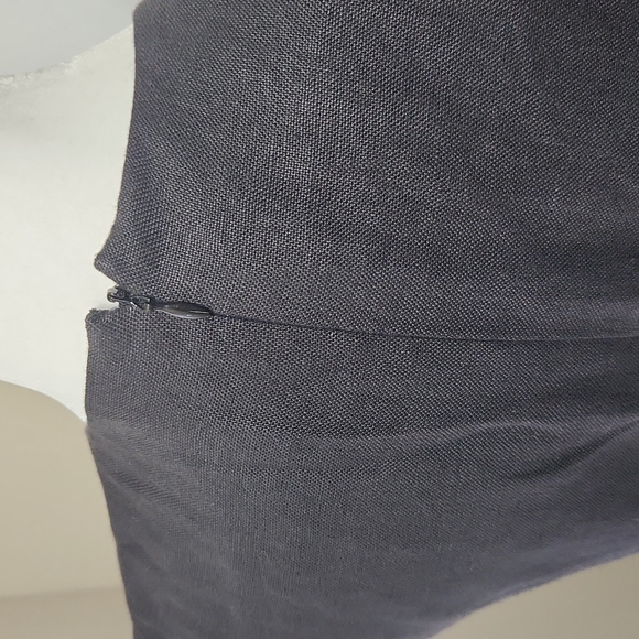 TALBOTS BLACK LINEN DRESS SIZE 8 - Picture 4 of 5